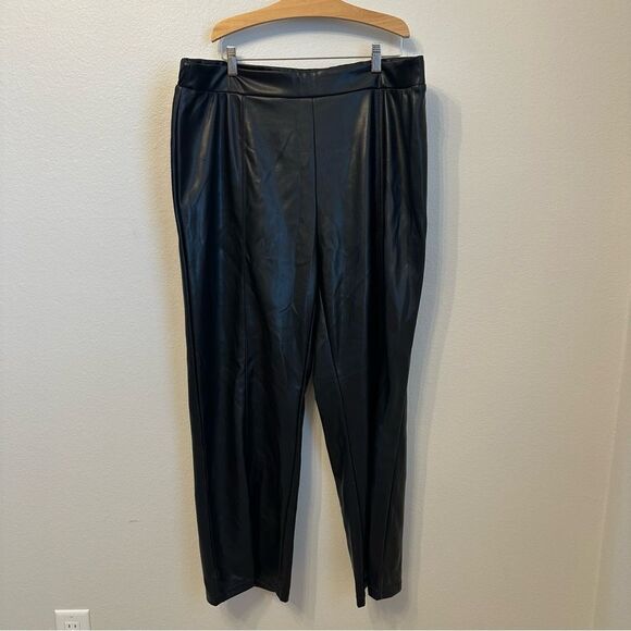 Bagatelle Black Pleather Pants - Picture 1 of 3